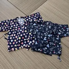 ベビー用　甚平　上のみ　2枚