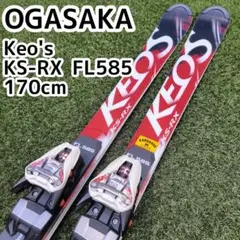 オガサカ　ケオッズ　KS-RX OGASAKA Keo's 165㎝ OGASAKA オガサカ スキー板 2026 KS-UP/BK + PRD 12 GW ケオッズ