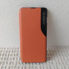 Galaxy S10 スマホケース 手帳型 オレンジ ギャラクシー S10