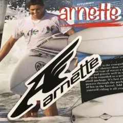 arnetteアーネットUS限定SURF型抜きウイングアイコンロゴステッカー