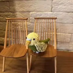 セキセイインコのあみぐるみ