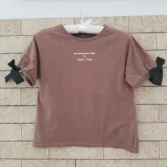 リボン付きブラウンTシャツ ジェニーラブ150