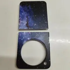 宇宙柄 ソフトケース カメラホール付き