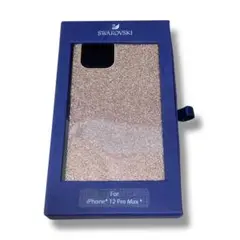 スワロフスキー iPhone12 Pro Max ケース ローズゴールド 箱付き
