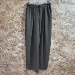【 8893番】azul by moussy イージーパンツ　M カーキ系色