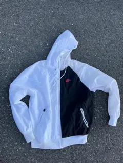 Nike ナイロンジャケット M ホワイト/ブラック