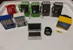 ミニチュア公衆電話セット他