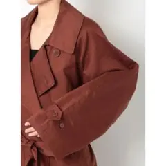 EMODA オーバーサイズトレンチコート ブラウン