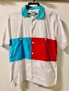 ⑮USA製 1980's Dr. Beach M 半袖シャツ アロハ