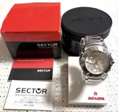 SECTOR セクター 540 スイス製ブルー 激安 SECTOR セクター 540 クロノグラフ ブルー 純正ステンレス