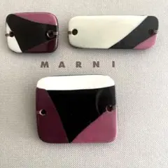 Marni ブローチ3点セット