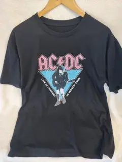 ACDC '79World Tour 半袖 Tシャツ ブラック バンドT大きめ