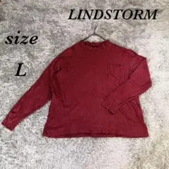 LINDSTORM (L) 長袖カットソー シンプル 胸ポケット付