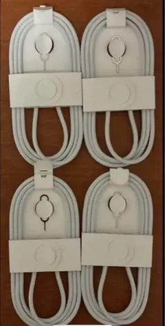新品 未使用品　Apple純正品　編み込み式USB-C充電ケーブル1m4本