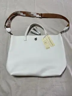 Pelletteria Veneta(ペレッテリアベネタ)バッグ 2WAY 白