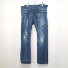 ★日本製 glamb ダメージ加工 デニムパンツ