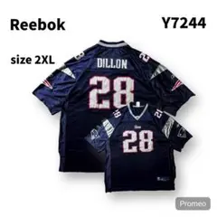 【即購入OK】NFL Reebok アメリカンフットボールシャツ　サイズ2XL