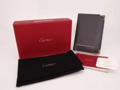 Cartier レザー カードホルダー パスケース マスト ドゥ カルティエ