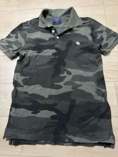Abercrombie & Fitch カモフラージュ ポロシャツ XS