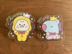 BT21 アクリルクリップ　2個セット