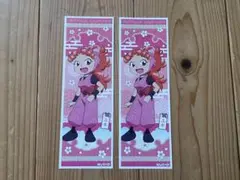 忍たま乱太郎 ロングステッカー ユキ 2枚セット