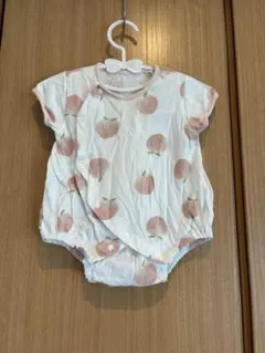 桃　ロンパース 60cm