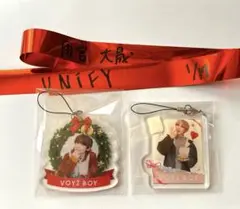 unify 雨宮大晟　アクキー2点と銀テープ1点