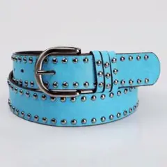 ブルー スタッズベルト スケーター belt bigboy y2k sk8