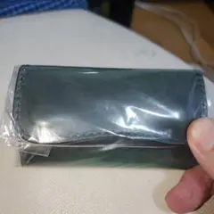 Shinレザー キーケースSカスタム　クロムエクセル　ブルー
