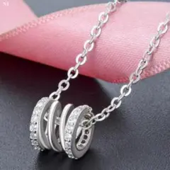 スプリングネックレスs925 シルバー