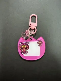 キャラクター付きアクリルキーホルダー ピンク