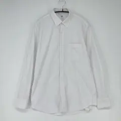 UNIQLO ユニクロ ホワイト 長袖シャツ Lサイズ