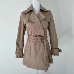 モンクレール トレンチコート ジャケット ベージュ ショート丈