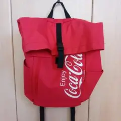 Coca-Cola 赤 ロールトップリュック　コカ・コーラ