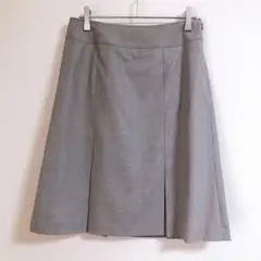 ひざ丈フレアスカート（L）フォーマルスカート/きれい系コーデ/オフィス