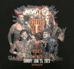 新日本プロレス×AEW FORBIDDEN DOOR 禁断の扉 Tシャツ XL