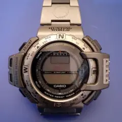時計 CASIO HUNTINGWORLD PRT-1400PROTREK Vintage Casio Protrek PRT-1400 Digital Quartz Men's [Exc