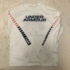 UNDER ARMOUR ロングスリーブTシャツ YLG ホワイト
