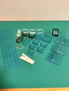 LEGO 透明青色アクセサリーセット