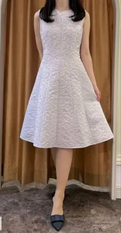 【美品】トッカ 23年 FLOWER MEADOW ワンピース ウォッシャブル