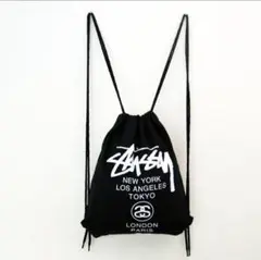 stussy ステューシー ナップサックリュックバックパック　黒