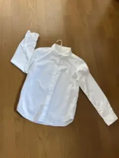 無印良品　白　丸衿シャツ M