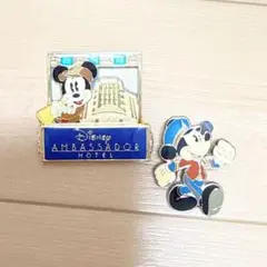 ディズニー　ピンバッジ　アンバサダーホテル　ミッキーマウス