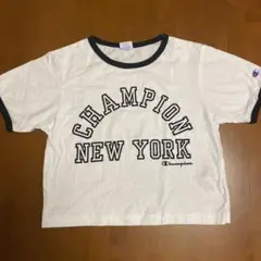 Love toxic【Champion】リンガー半袖Tシャツ