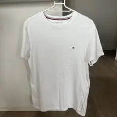 TOMMY HILFIGER 刺繍ロゴTシャツ 白 XS