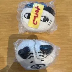 ナガノキャラクターズ　ナガノのくま　もっちるフェイスマスコット 2点セット