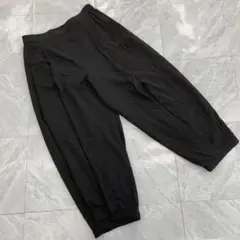 ARAMIS サルエルパンツ ブラック 無地 ウエストゴム ワイド Lサイズ