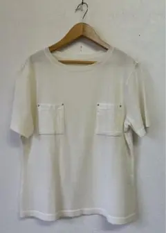 【美品】ク18オールスタイル　サマーニットsize M白/ホワイト日本製