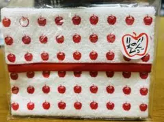 ティッシュケース（りんごのリズム）