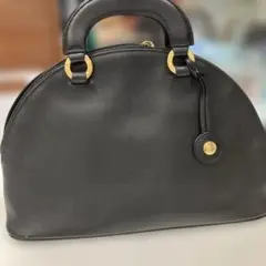 ユリエニタニ ハンドバッグ 2way ブラック レザー チャーム